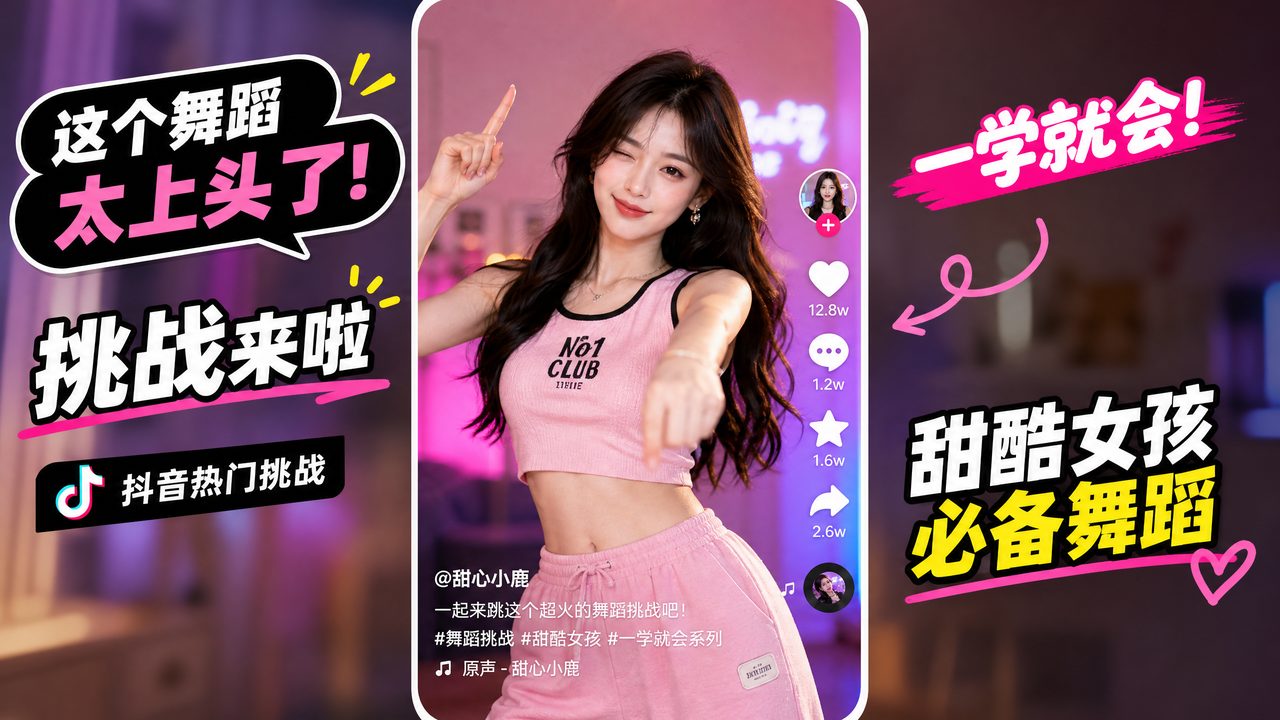 黑丝 TikTok短视频-舞蹈挑战